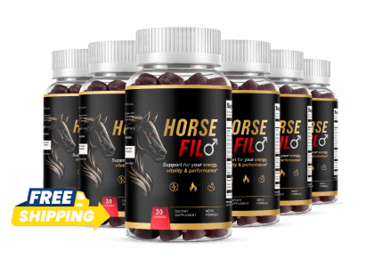 Horsefil® 6 bottle pack — 180-day men's vitality gummy supply